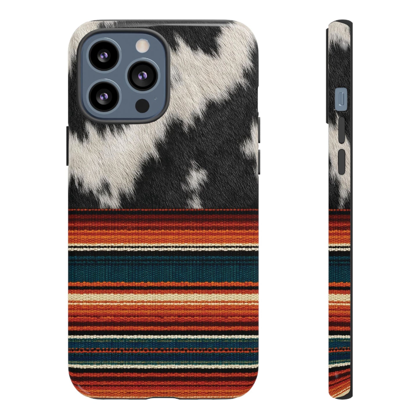 Cowhide + Serape Stripe Tough Case