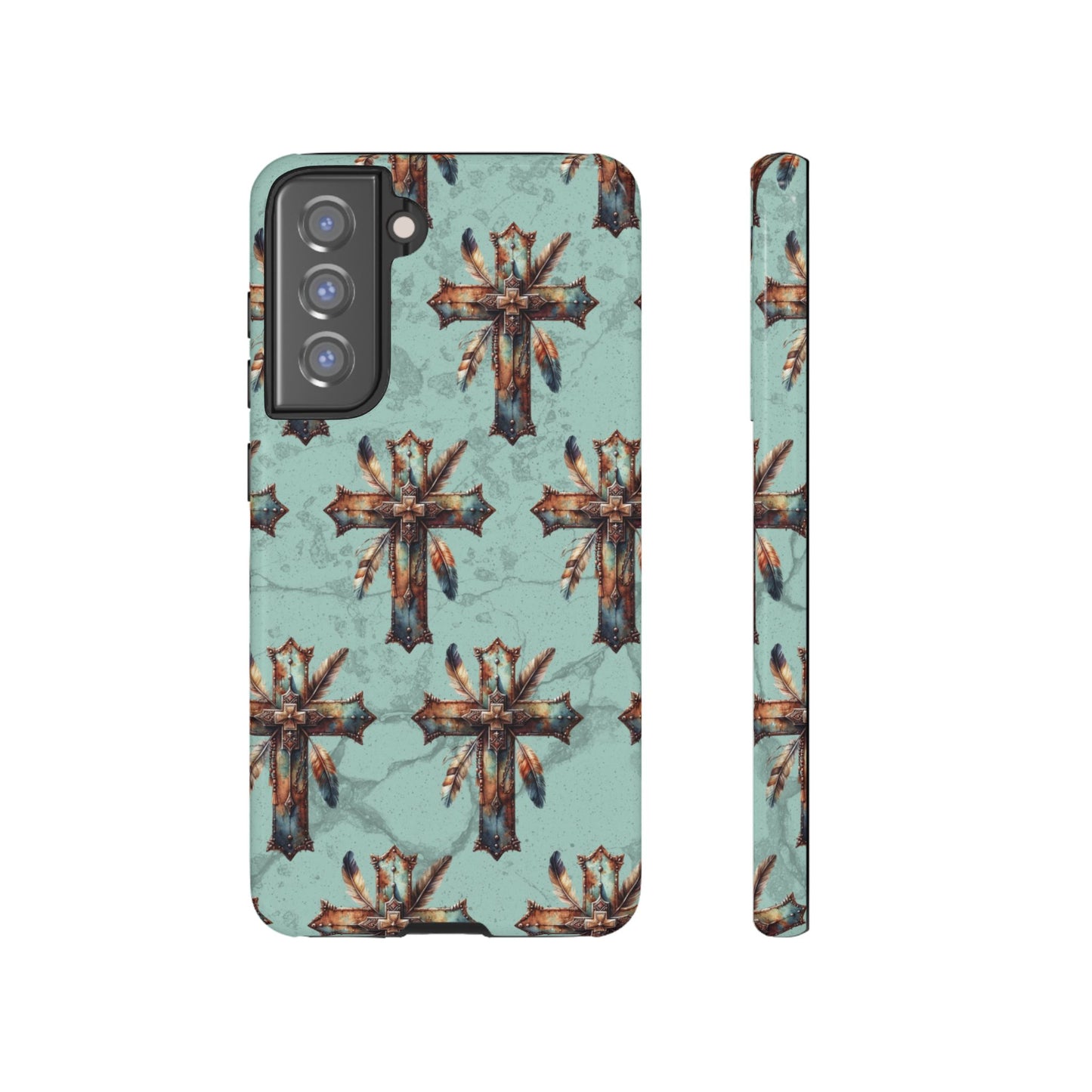 Crosses And Feathers Tough Case
