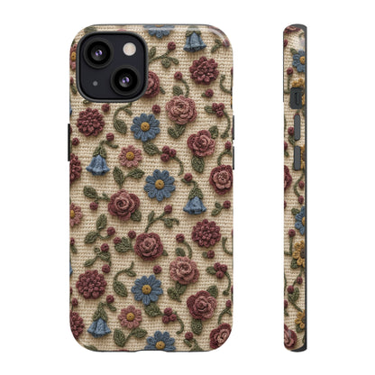 Crochet Flower Garden Tough Case