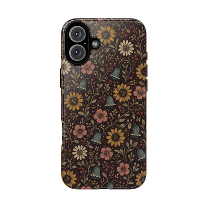 Plum Folk Floral Tough Case