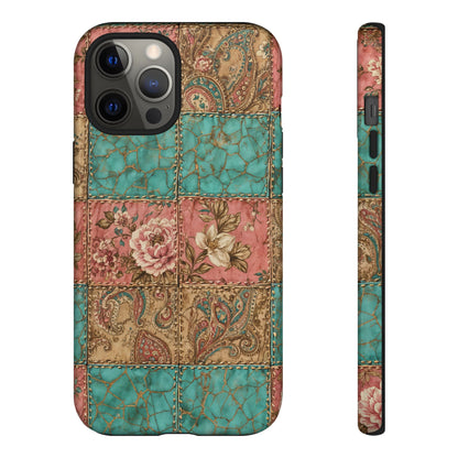 Turquoise Paisley Tough Case