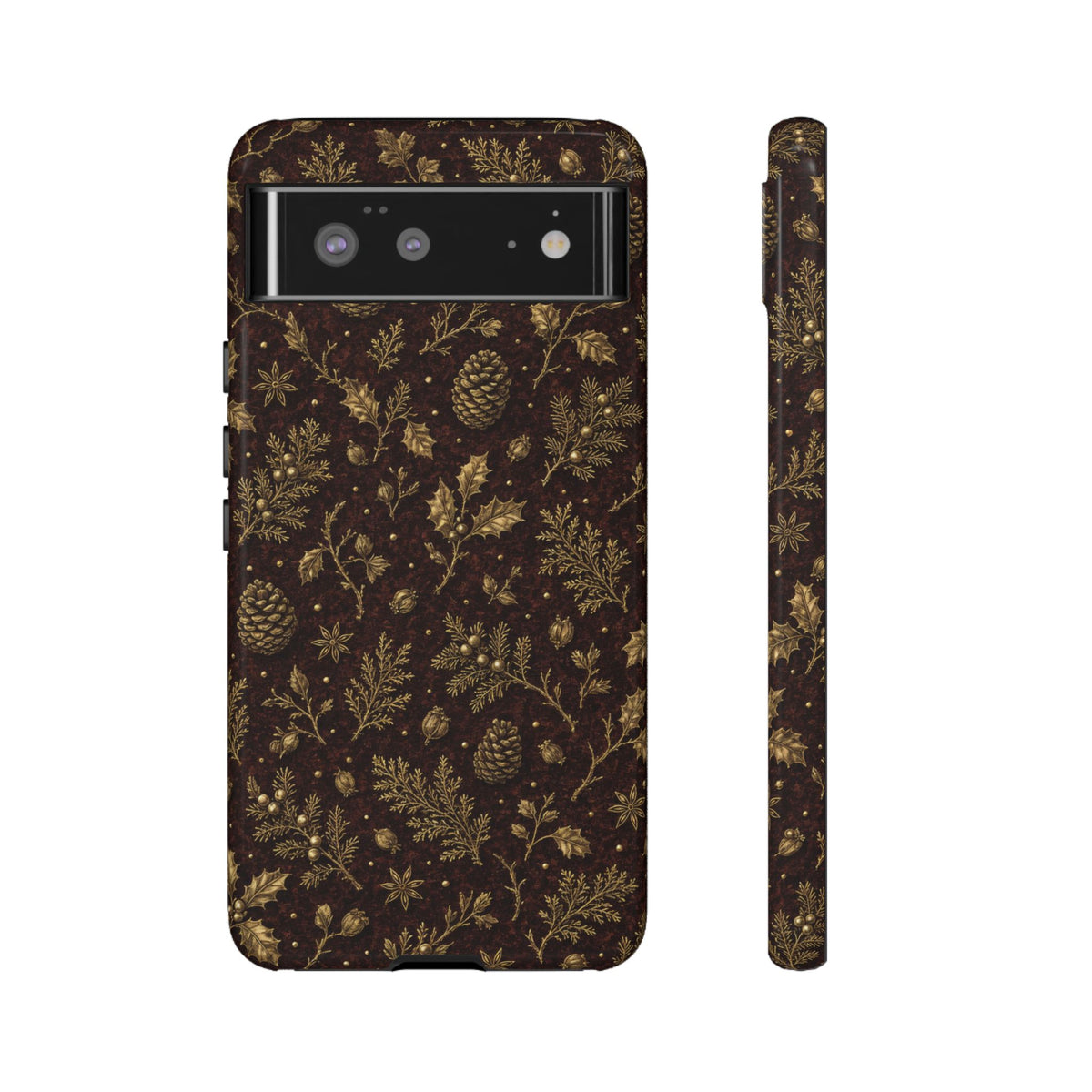 Brass Winter Botanicals Tough Case