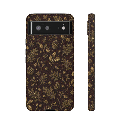 Brass Winter Botanicals Tough Case