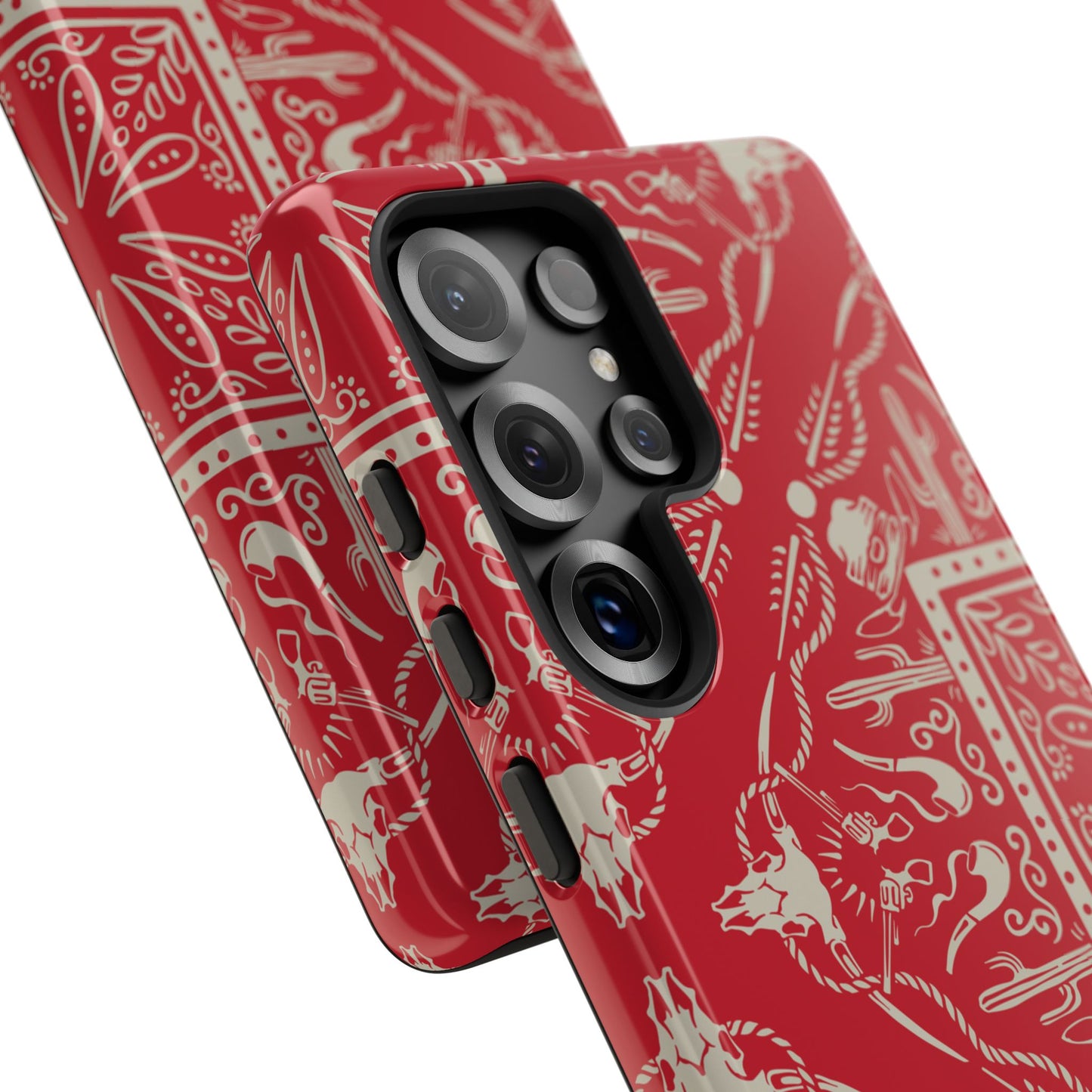 Western Red Bandana Phone Case