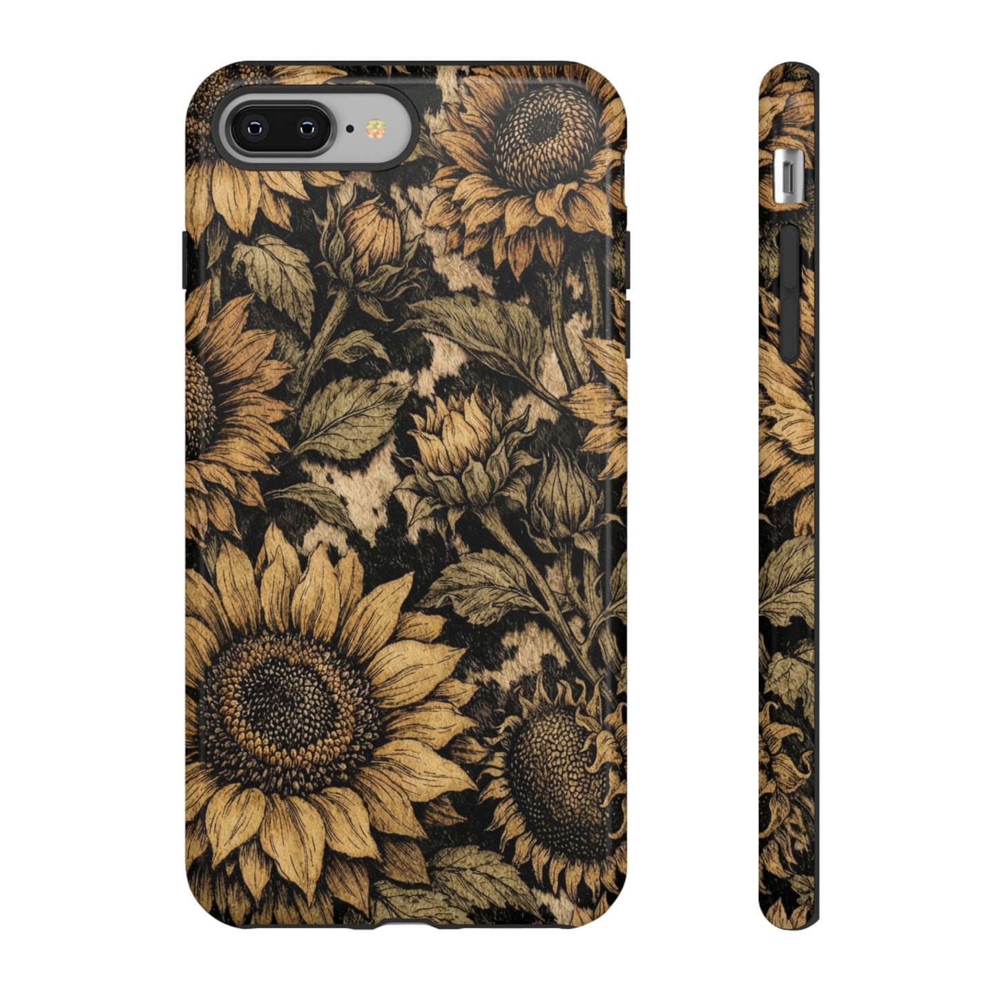 Cowhide Sunflowers Tough Case