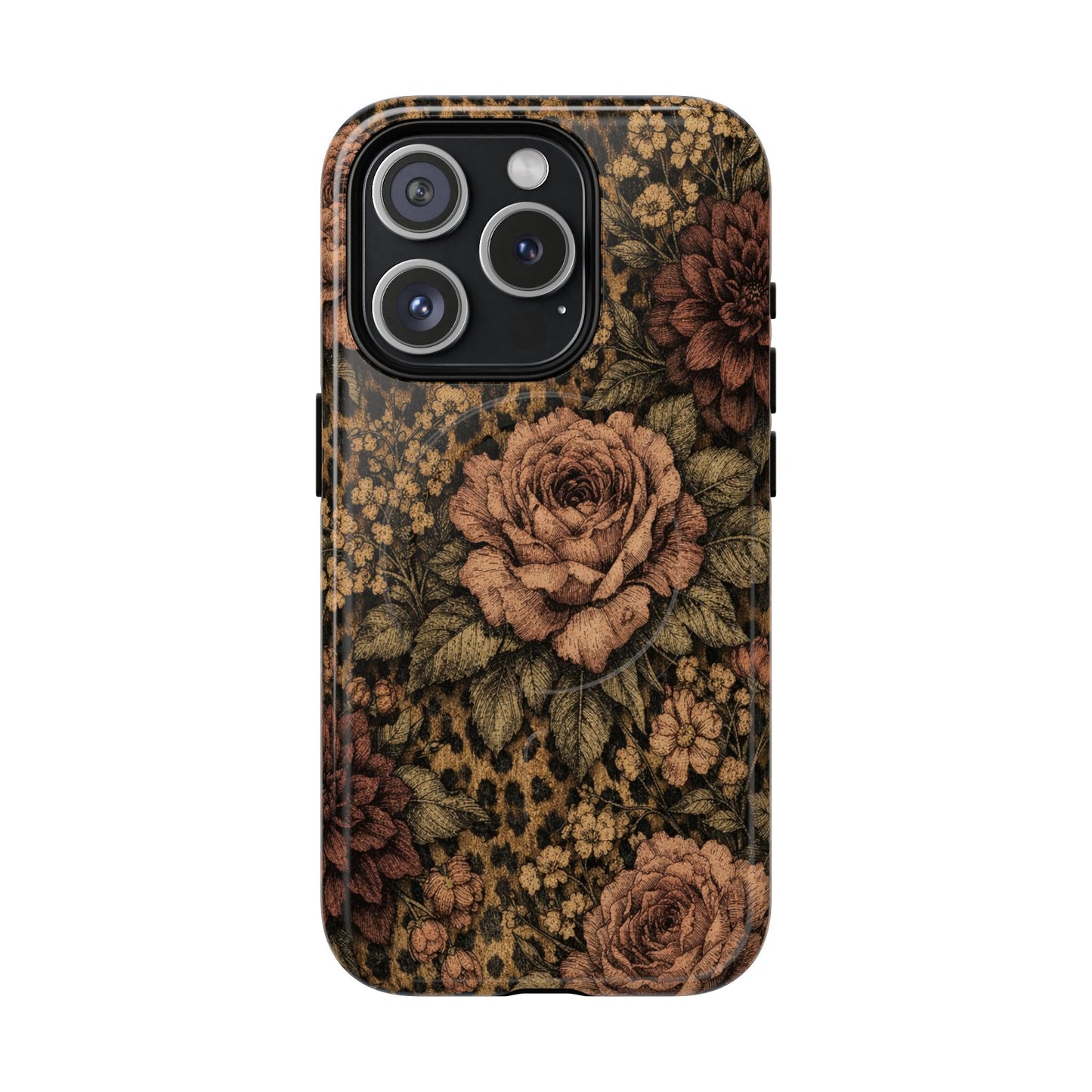 Leopard Bloom Magnetic Case