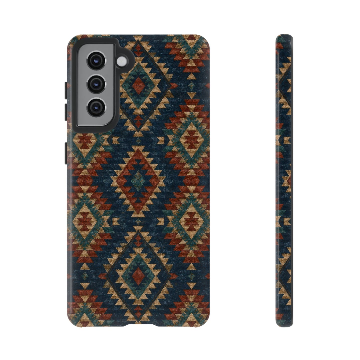 Navy Aztec Tough Case