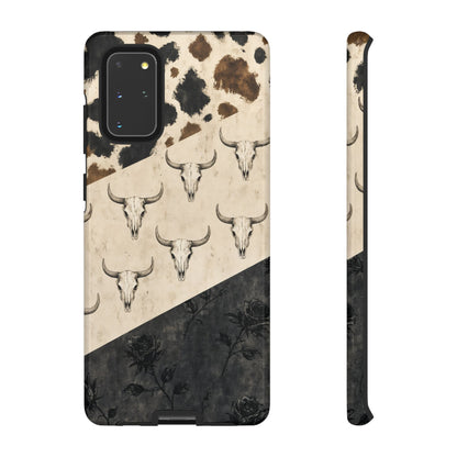 Bull Skull Rose Tough Case