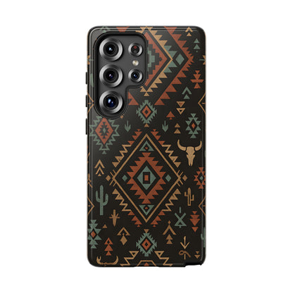 Midnight Western Aztec Tough Phone Case