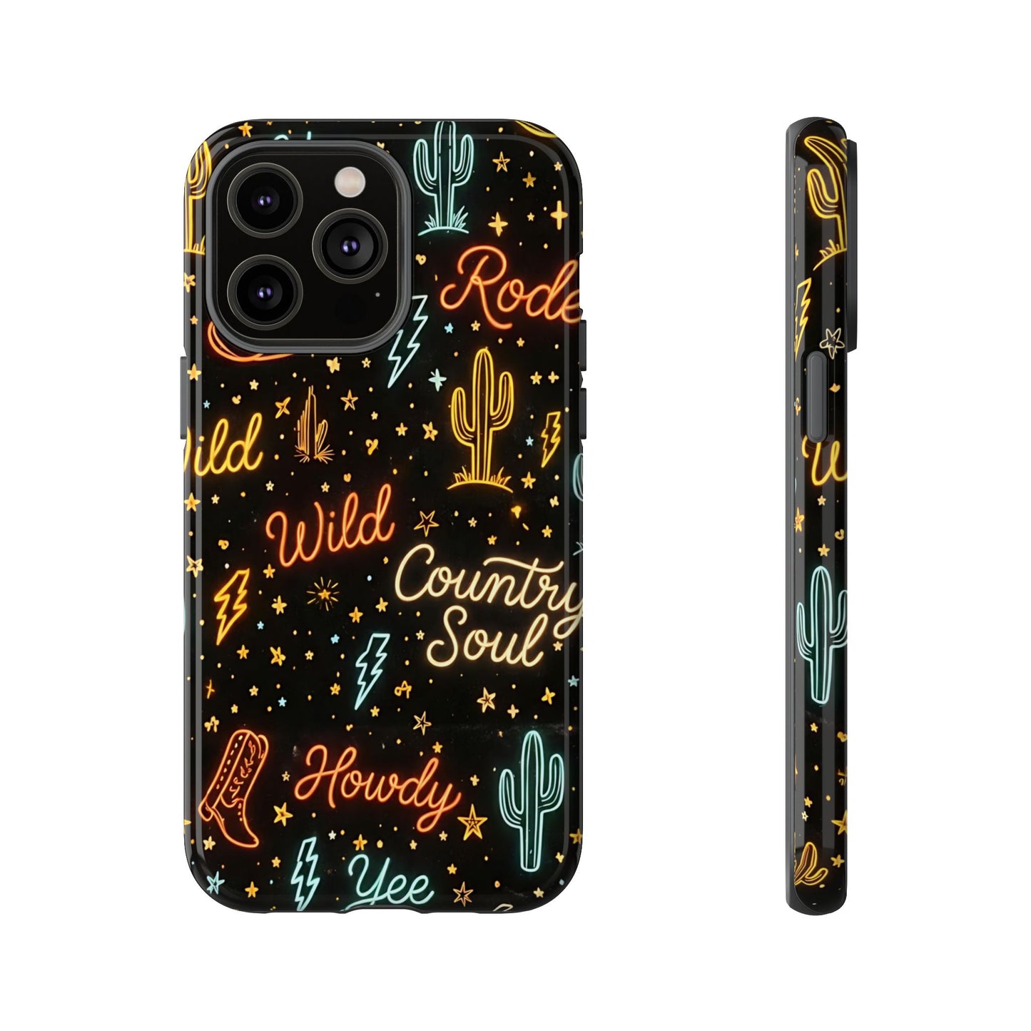 Neon Western Script Tough Case