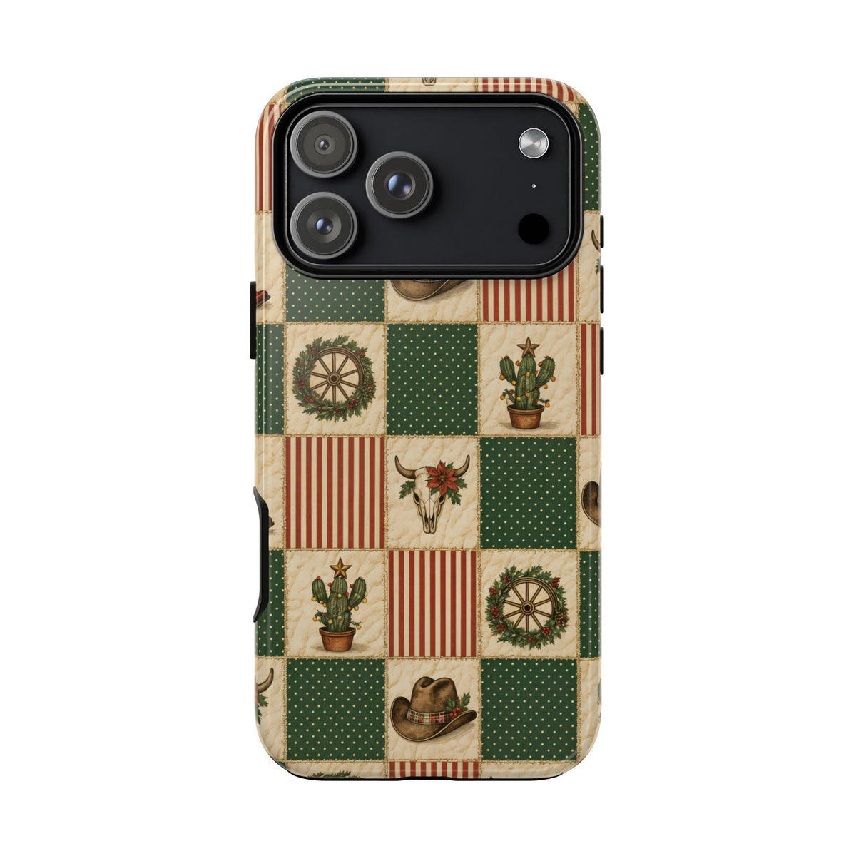 Western Christmas Sampler Tough Case