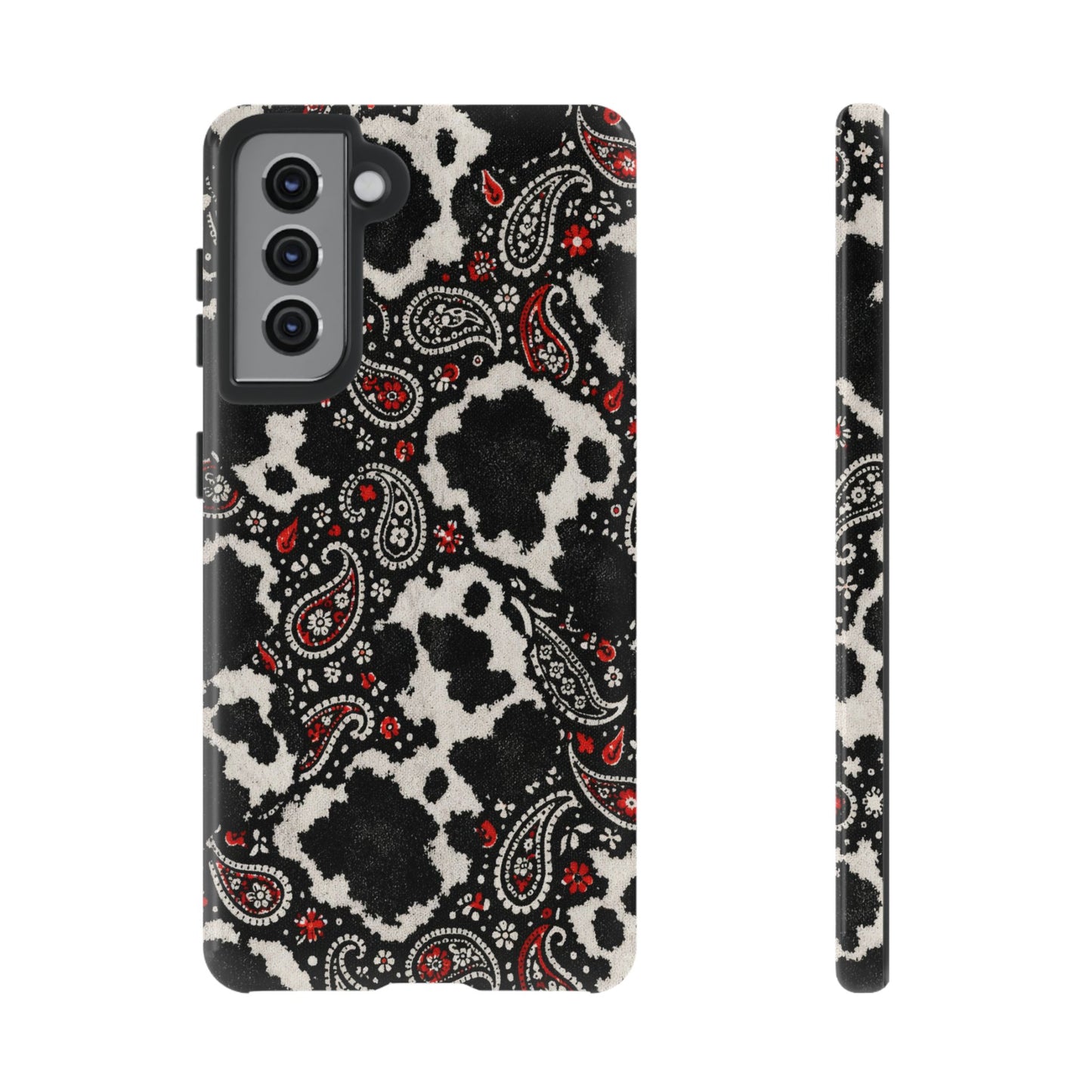 Paisley Cowhide Tough Case