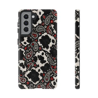 Paisley Cowhide Tough Case