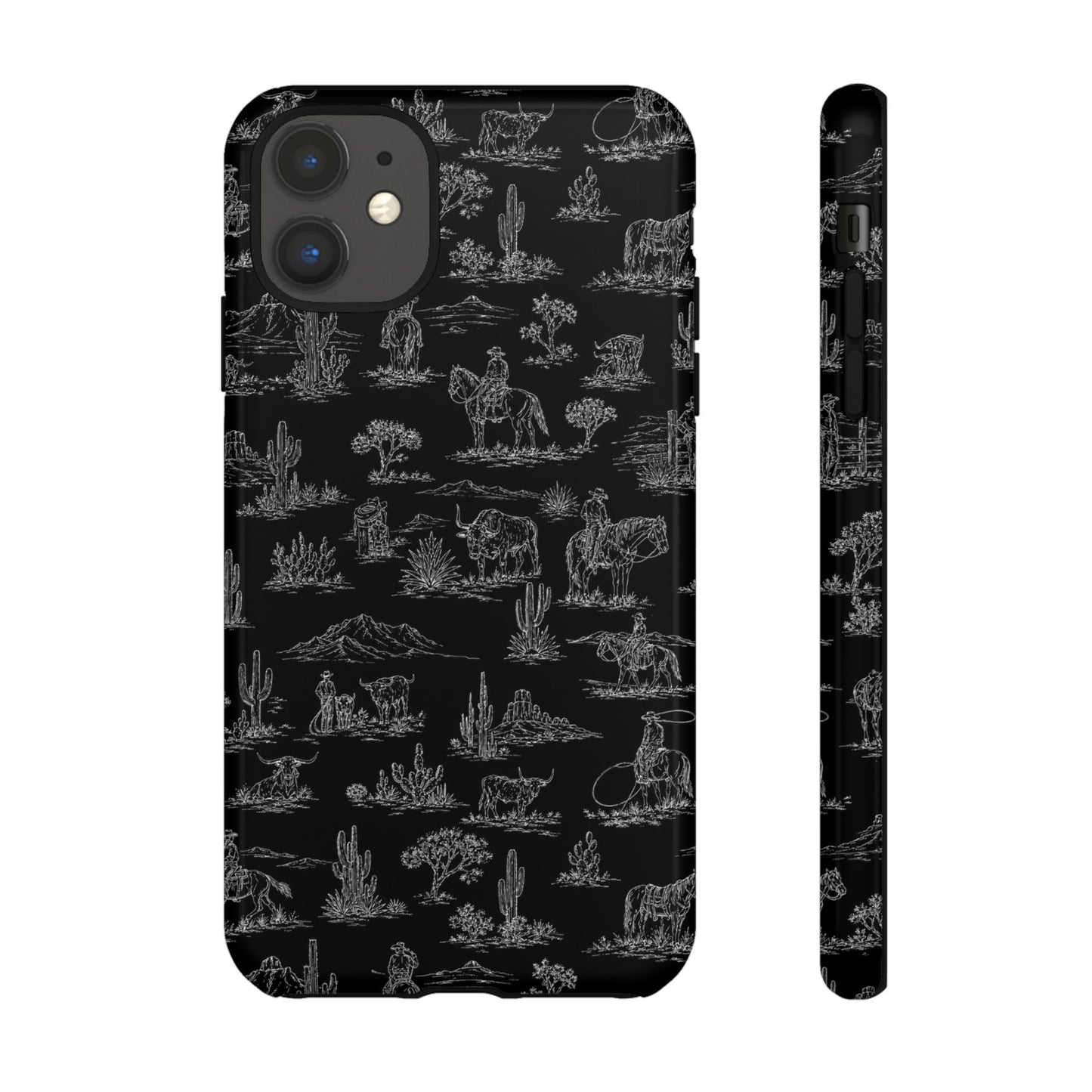 Midnight Toile Tough Case