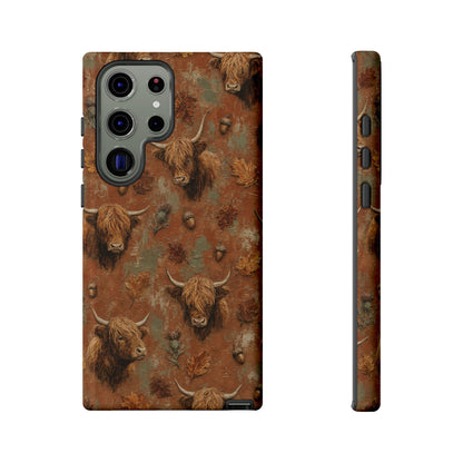 Autumn Highland Cow Tough Case