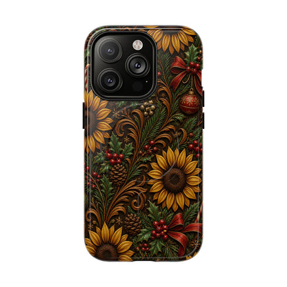 Christmas Sunflowers Magnetic Case