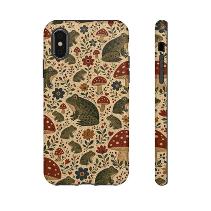 Folk Frog Toadstool Tough Case