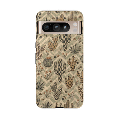Checkered Cactus Tough Case