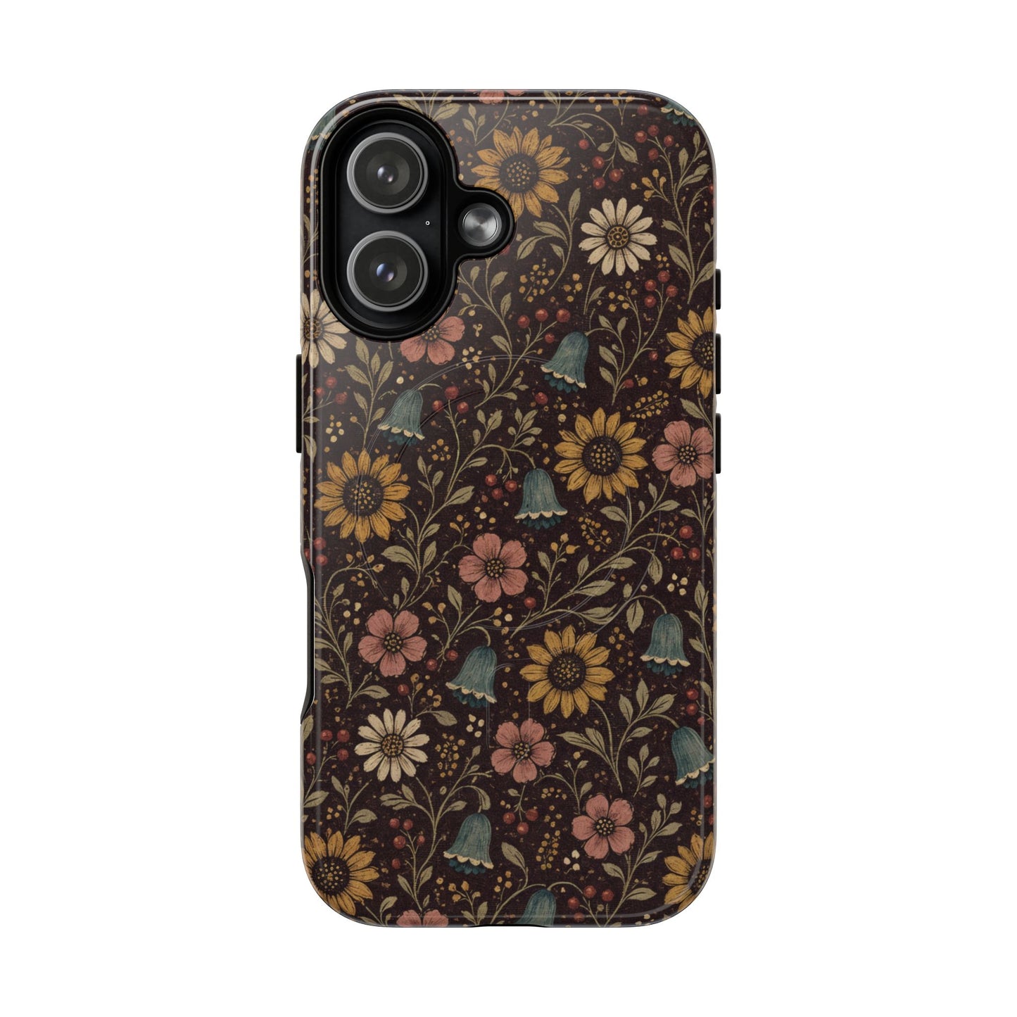 Plum Folk Floral Magnetic Case