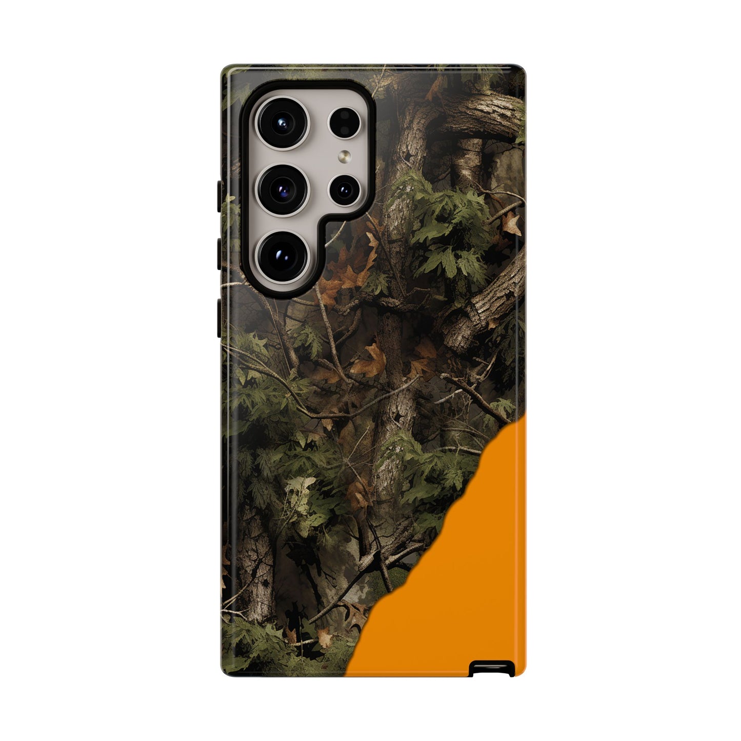 Torn Camo Orange Tough Case