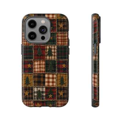 Christmas Rag Quilt Tough Case