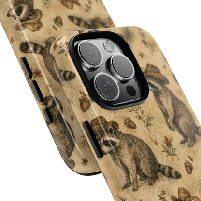 Painted Raccoon Tough Case