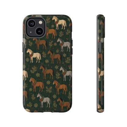 Wreath Horses Tough Case
