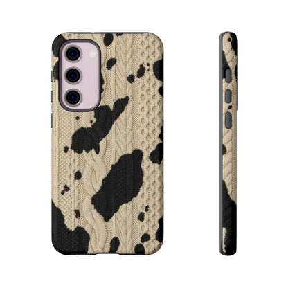 Cable Knit Cowhide Tough Case