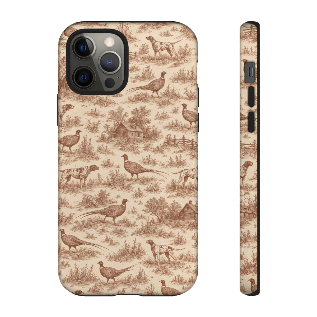 Pheasant Toile Tough Case