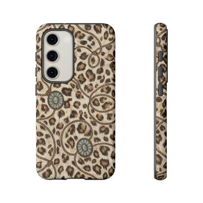 Leopard Rope Conchos Tough Case