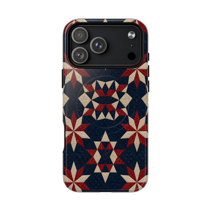 Patriotic Quilt Magnetic Case