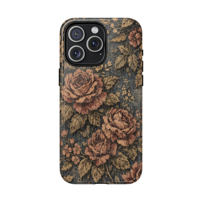 Denim Blooms Magnetic Case