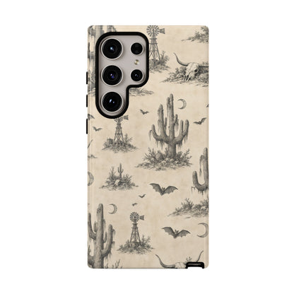 Spooky Desert Toile Tough Case