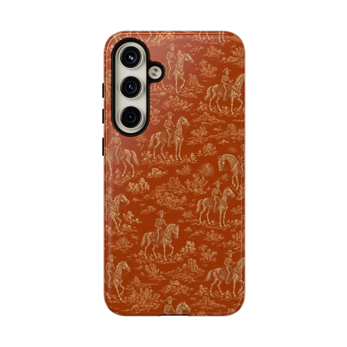 Cowboy Skeleton Toile Tough Case