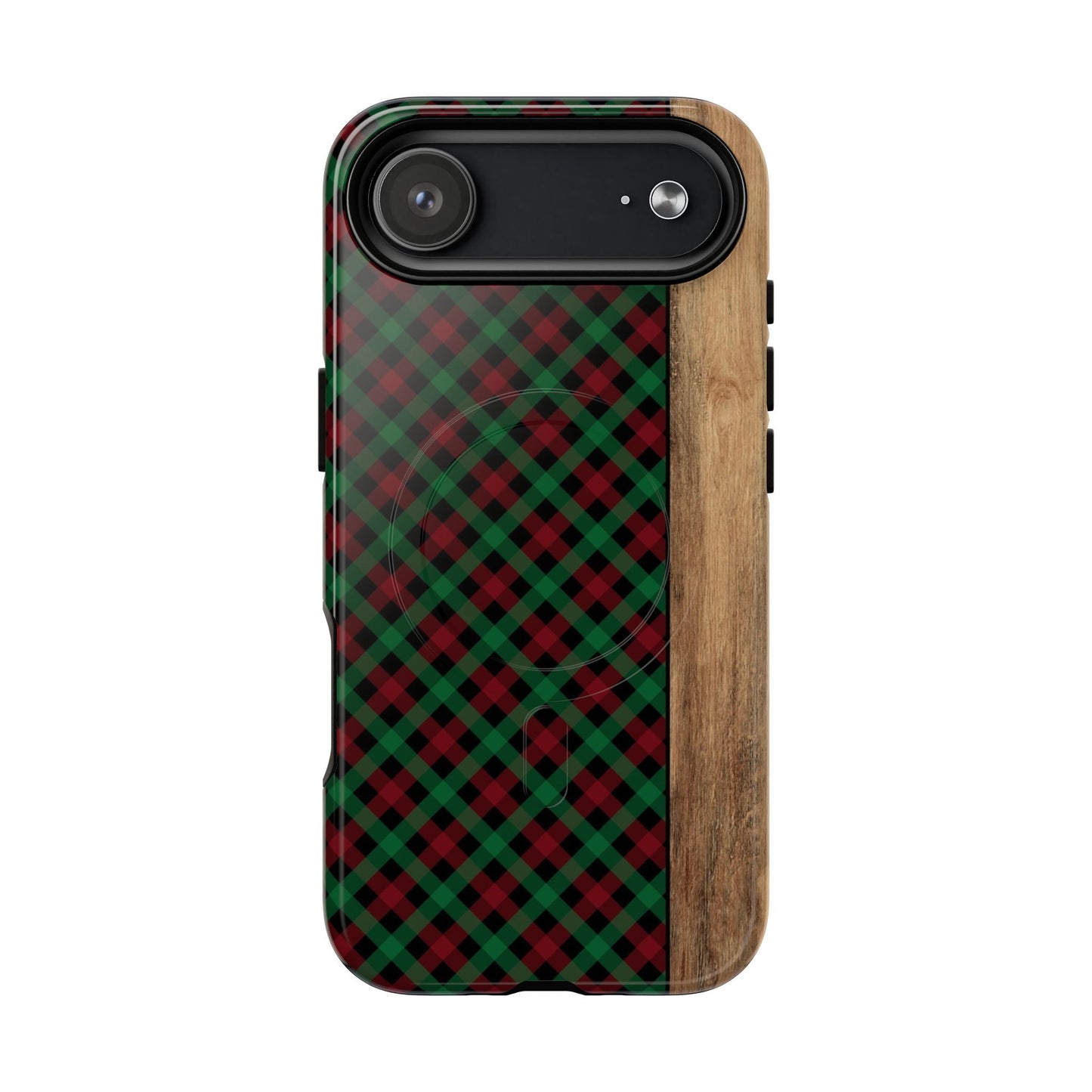 Red Green Plaid Magnetic Case