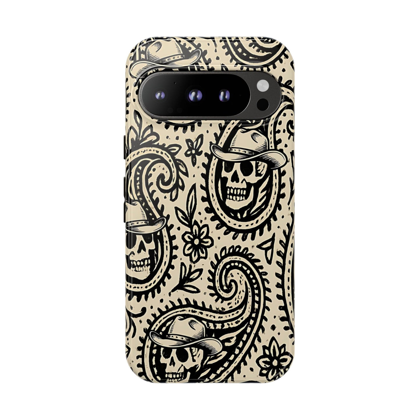Cowboy Skull Paisley Tough Case