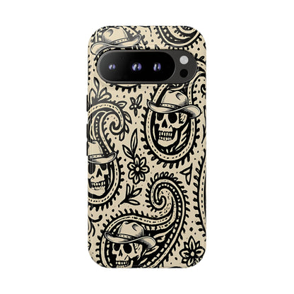 Cowboy Skull Paisley Tough Case