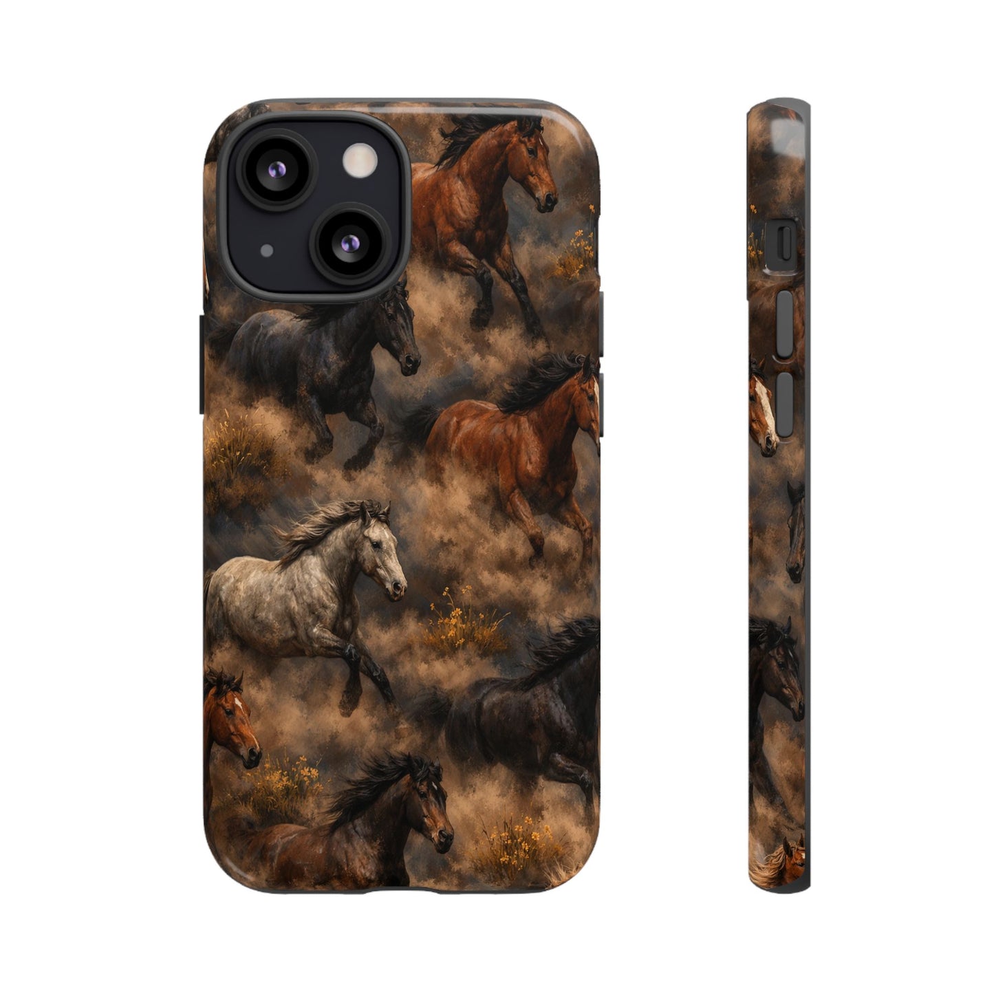 Running Horses Tough Case