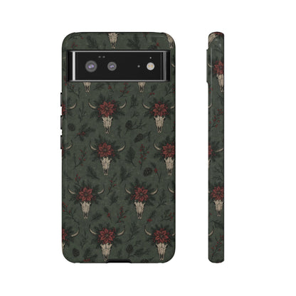 Inked Christmas Skull Tough Case