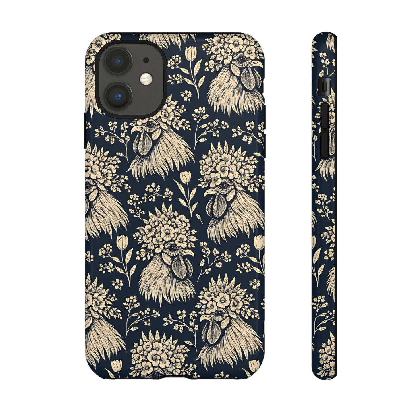 Floral Rooster Tough Case