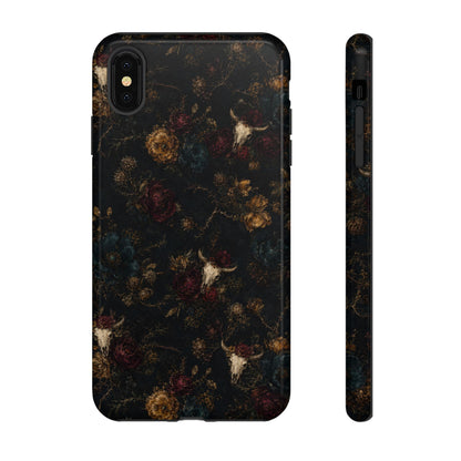 Bull Skull Bloom Tough Case