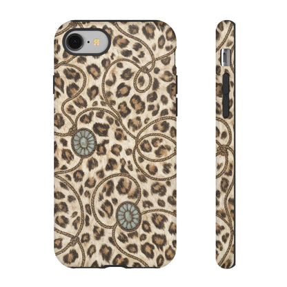 Leopard Rope Conchos Tough Case