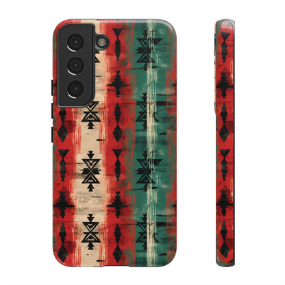 Christmas Grunge Aztec Tough Case