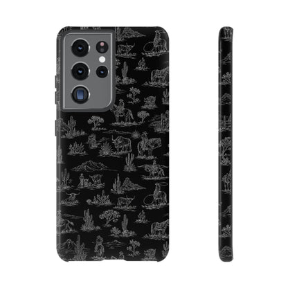 Midnight Toile Tough Case