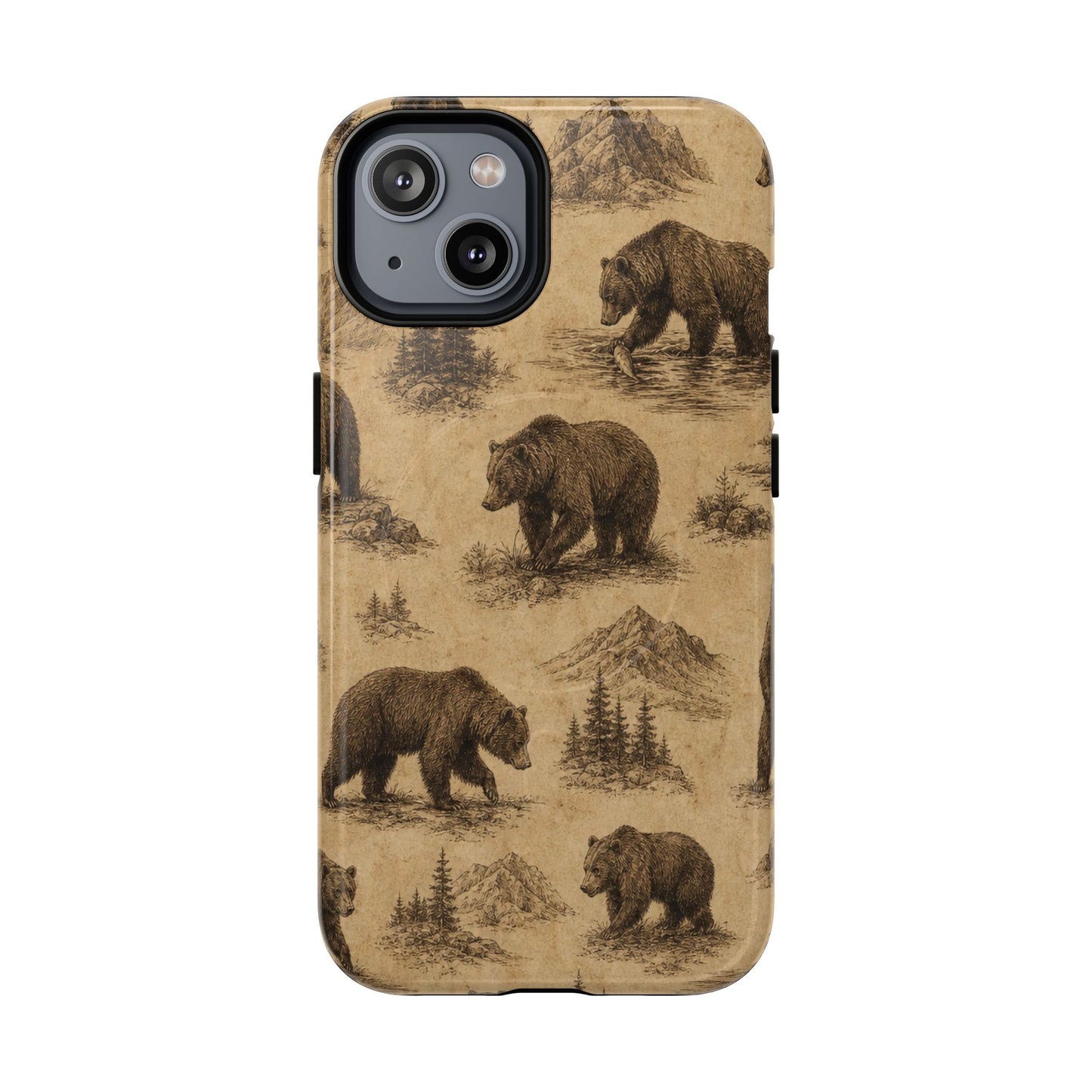 Vintage Bear Magnetic Case