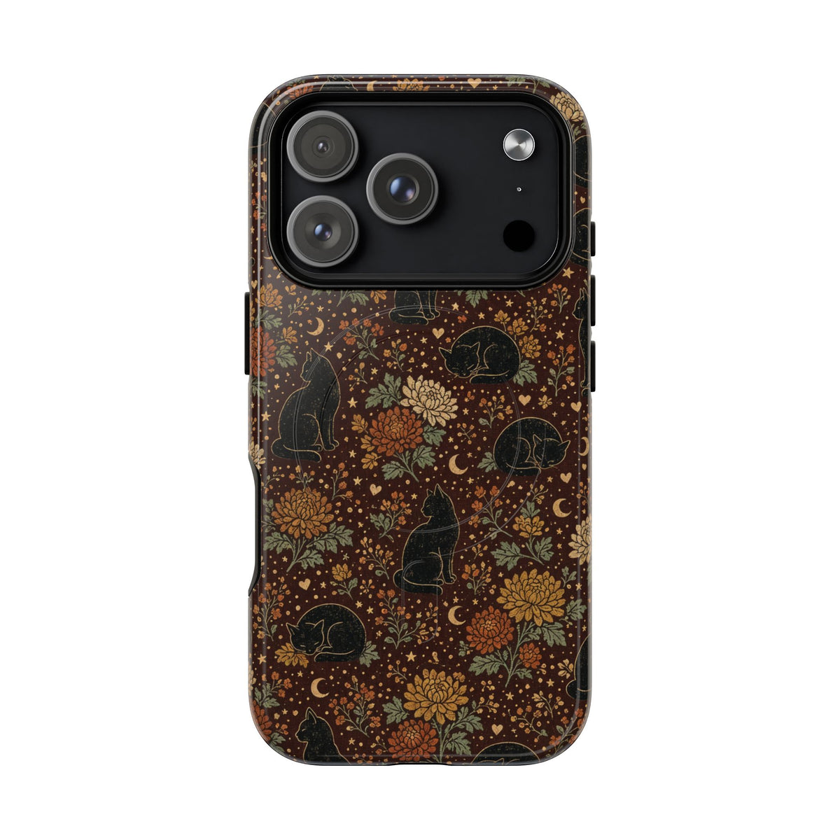 Chrysanthemum Cats Magnetic Case