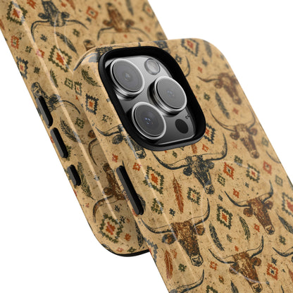 Longhorn Aztec Magnetic Case