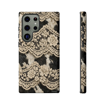 Cowhide Lace Tough Case