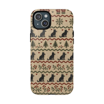 Black Cat Sweater Magnetic Case