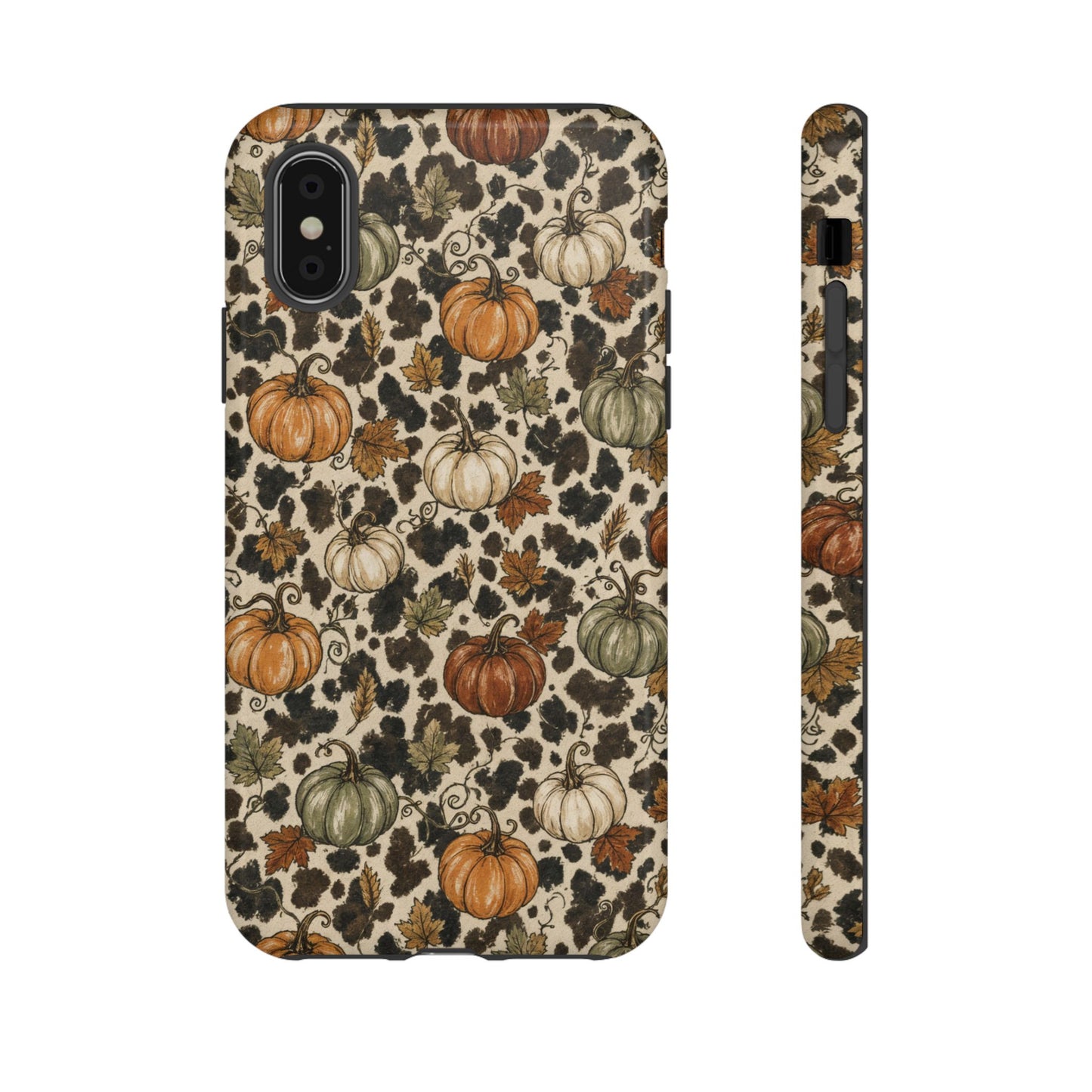 Cowhide Pumpkin Patch Tough Case